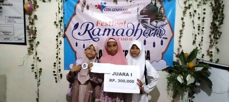 Siswi SD Muhammadiyah 1 Jakarta Raih Juara Tahfizh di Festival Ramadhan Cita Generasi Mulia